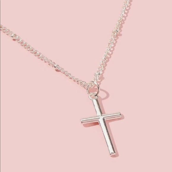 Silver Cross Necklace - Picture 2 of 4